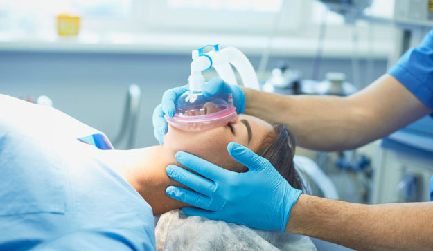 in-office anesthesia patient getting in office anesthesia